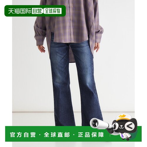 日本直邮SOMETHING 女士 高腰喇叭牛仔裤 美腿显【付后1h可退】