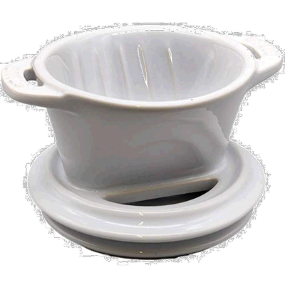 【日本直邮】Staub珐琅 手冲咖啡过滤器 陶瓷 1-2杯 白色 40508-5