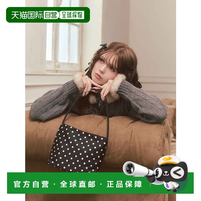 1h可退 日本直邮PHILLY 女装 波点设计 手提包 韩系可爱风 PL25AU