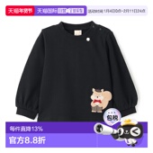 动物图案贴花运动衫 Main 特价 日本直邮Petit