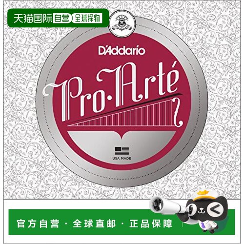 【日本直邮】美国达达里奥ProArte小提琴G线中张力琴弦3/4M J5604