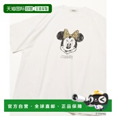 官方授权 PUBLUX 米妮印花T恤 日本直邮1h可退 限定特别款