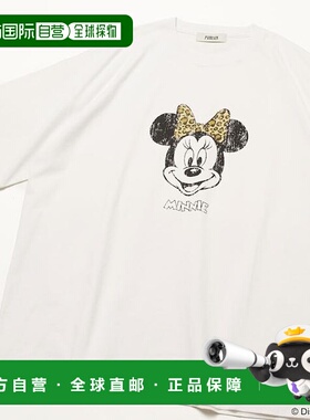 1h可退 日本直邮官方授权 PUBLUX 米妮印花T恤 限定特别款