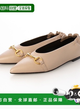 日本直邮FABIO RUSCONI 尖头皮革镶边女鞋 FA933BW20297 黑色 [ポ