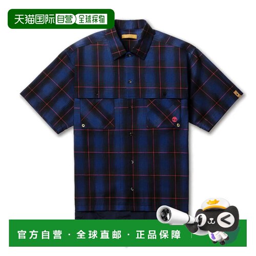 日本直邮Timberland TOKYO DESIGN COLLECTIVE 夏季格纹短袖衬衫