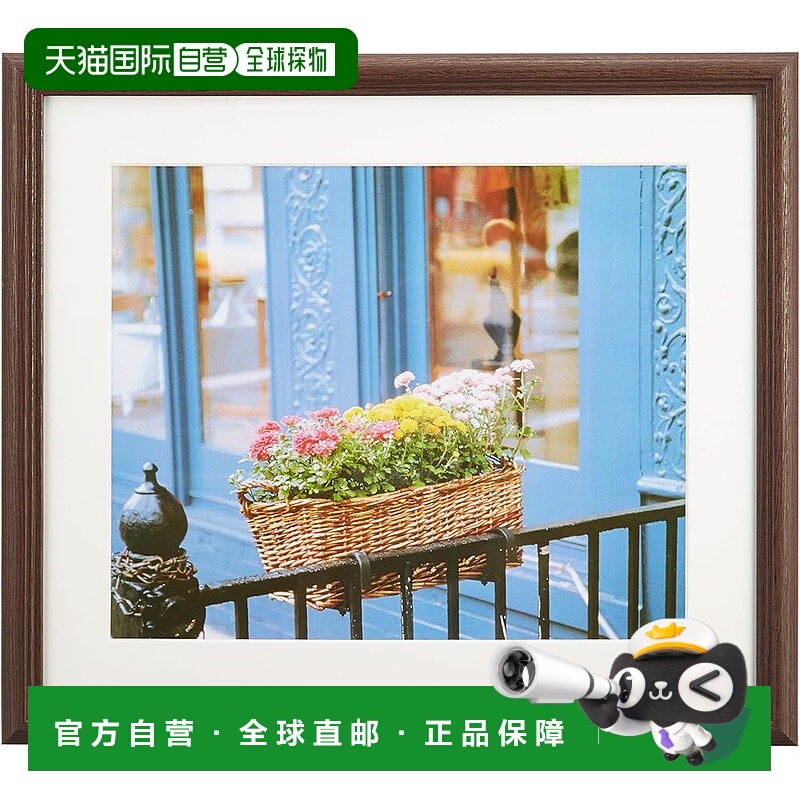 【日本直邮】Fujicolor富士胶片 相框 YM-3 BR 4切 木制 棕 63355