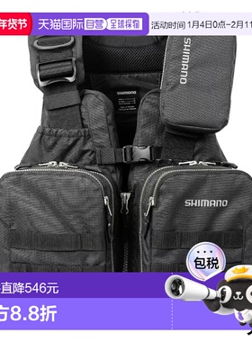 日本直邮Shimano 救生衣 Act 游戏背心 L 黑色 VF-274W