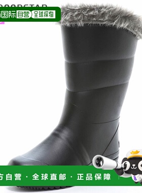 日本直邮MOONSTAR 女士 MF FG23RL 黑色登山靴这款轻便防滑橡胶靴