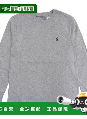 日本直邮Ralph Lauren 服装 男士女士长袖 T恤 L 棉灰色 CORE REP