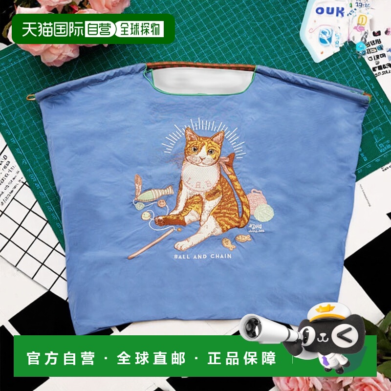 Ball&Chain 男士女士手提包刺绣环保购物袋m/l码单肩包