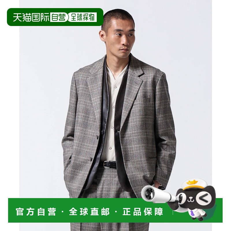 日本直邮NANO universe ASSEMBLANC 2/60羊毛2B萨克夹克（可搭配