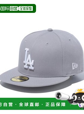 日本直邮New Era 59FIFTY MLB球队平檐帽 LA灰色 [无商家编号]