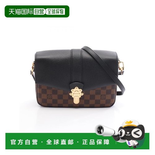 日本直邮中古LV路易威登女包A级95新Clapton涂层/防水帆布斜挎包