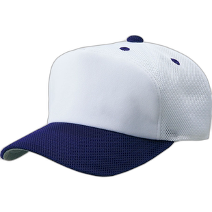 日本直邮ZETT 男女通用/青少年棒球/垒球帽前面板后网帽 BH158A-1