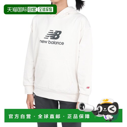 日本直邮（New Balance）儿童吸水速干堆叠标志连帽卫衣 ABT45506