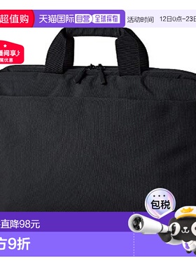 【日本直邮】宜丽客ELECOM薄型手提电脑包 15.6英寸兼容 黑色