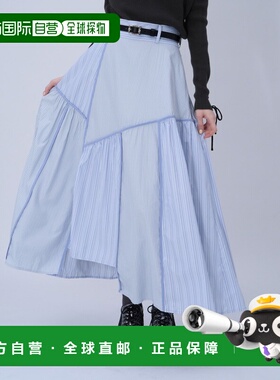 1h可退 日本直邮HARE 女士 异材质拼接花裙 宽松褶皱显瘦设计 645