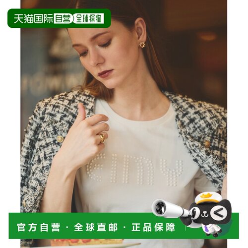 日本直邮eimy istoire女装10周年限定款GIZA棉质短袖T恤 11262123