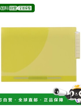 【日本直邮】Lihit Lab办公文件夹50页A4水晶黄色HK732U-17