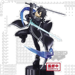【日本直邮】刀剑神域Integral Factor 桐人黑色剑士ver.万代手办