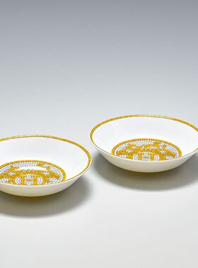日本直邮HERMES 马赛克 Vin Quatre Gold Coupelle 10cm 小盘小碗