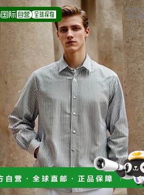 1h可退 日本直邮Errico Formicola 男士HUGO TONDO STRIPE纯棉衬