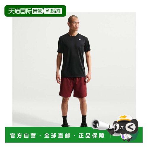 日本直邮Nike 耐克 男士 耐克 DF STD FLEX 短袖T恤 黑色 混银灰