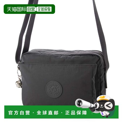 日本直邮Kipling ABANU M 斜挎包 Moonlit Slate单肩包