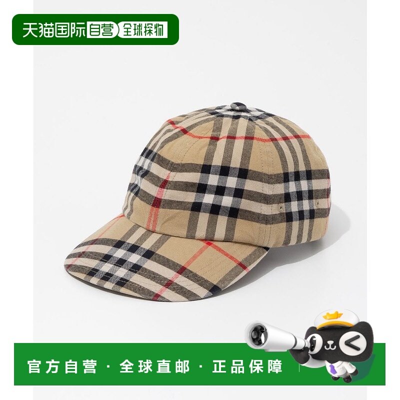 日本直邮 ARCHIVE CHECK 帽子 [8075641]博柏利