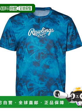 日本直邮 Rawlings 少年幽灵烟雾图案半袖T恤 [AST14S02J]