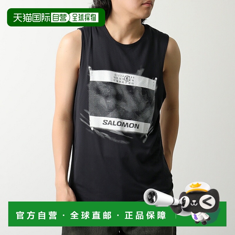 日本直邮MM6 x SALOMON 合作款背心 SH0NL0005 M20101 男士圆领标