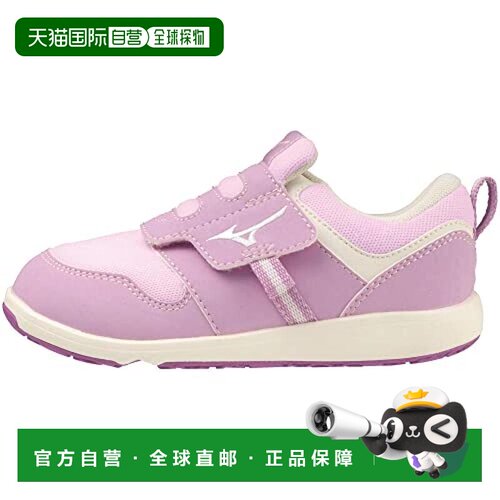 【日本直邮】Mizuno美津浓 儿童运动鞋 紫x白x粉   19cm C1GD2233