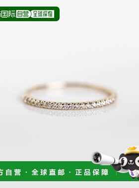 1h可退 日本直邮cui-cui 半圈钻石 戒指 K10YG 755471cuicui