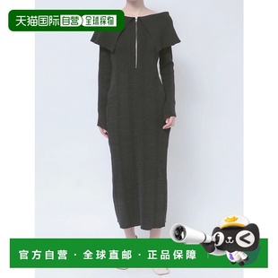 日本直邮LAGUNAMOON 032420300101 女士大领口前拉链连衣裙