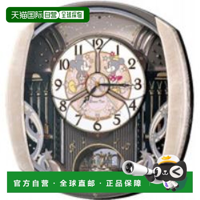 日本直邮精工-SEIKO FW563A 无线电遥控挂钟迪士尼时间米奇和朋友