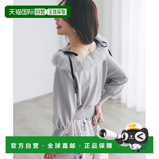 1h可退 日本直邮La boutique BonBon 女装 仿安哥拉毛质感 蕾丝边