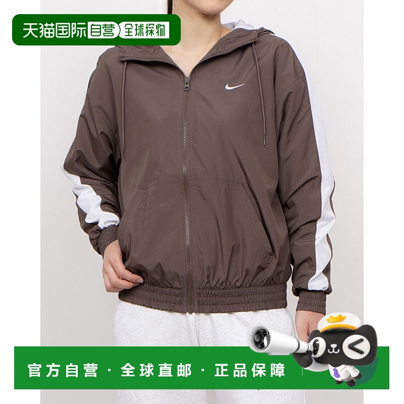 日本直邮 Nike 女士NSW Essential UV梭织连帽拉链防风夹克 [FV62