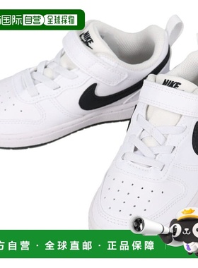 日本直邮Nike 儿童运动鞋 Nike Court Boro LOW Recraft 白色黑色