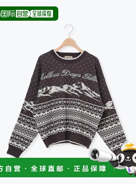 1h可退 日本直邮Samansa Mos2 山纹提花针织上衣