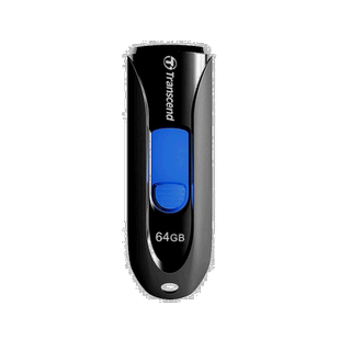【日本直邮】Transcend创见U盘64GB USB 3.1滑盖式大容量小巧