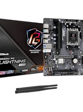 【日本直邮】ASRock主板B650M PG Lightning WiFi AMD Ryzen