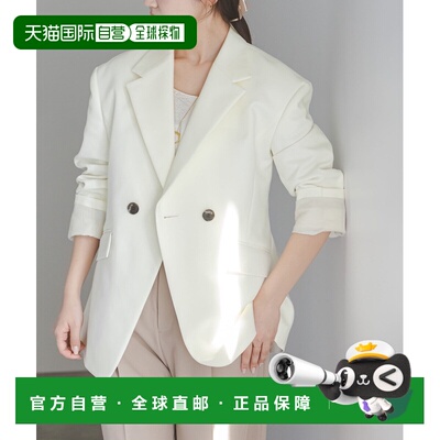 日本直邮NOBLE 女装 修身腰线棉质西装外套 26010240101010