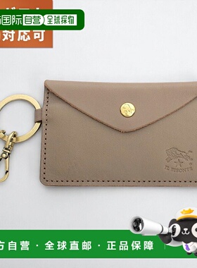 日本直邮IL BISONTE 卡片夹 SKH042-PV0005-GY103B 男士女士真皮