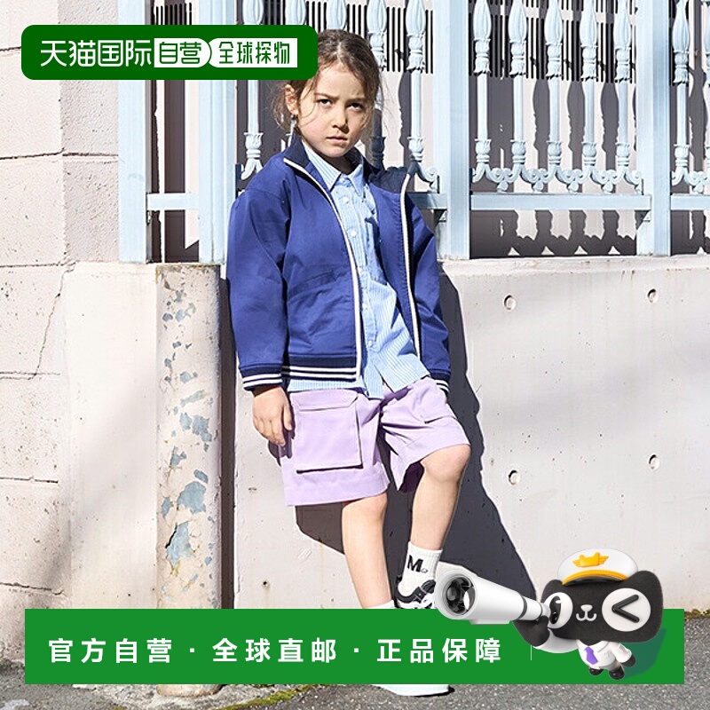 日本直邮MINIMAL 5/8 长度棉质彩色短裤女童童短裤儿童运动新款