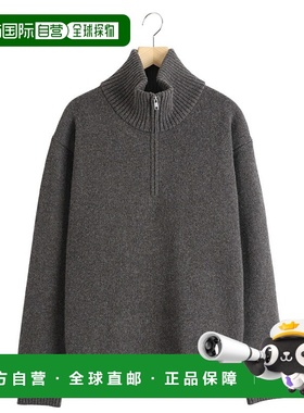 日本直邮ATON 羊羔毛半拉链毛衣 / KRAGGW0403[COR]
