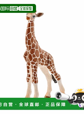 【日本直邮】Schleich思乐模型野生动物长颈鹿（幼崽） 14751