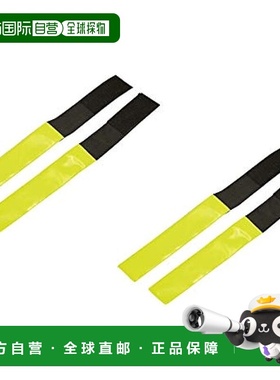 【日本直邮】鹿牌跑步健身反光太型魔术贴带 4件装 UZ-13211