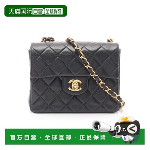 日本直邮中古Chanel香奈儿女包A级95新mini matelasse方胖子羊皮
