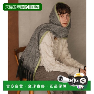 仿毛绒质感渐变流苏围巾 女装 FOst542 日本直邮forksy. 1h可退