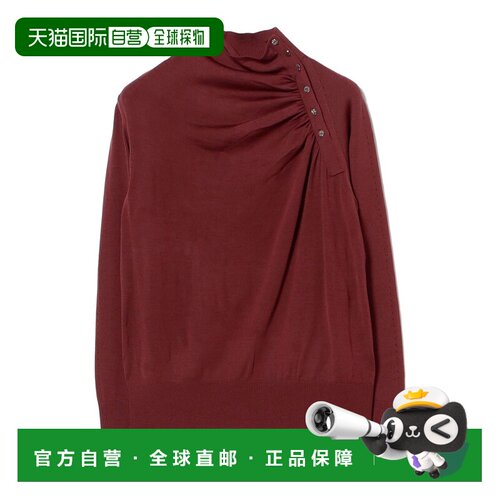 日本直邮SUPPORT SURFACE 女士 羊毛高领褶皱纽扣【付后1h可退】